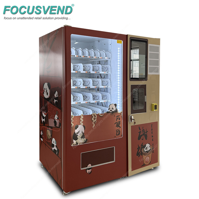 ADA Compliant Hot Food Vending Machine with FocusVend Remote Management