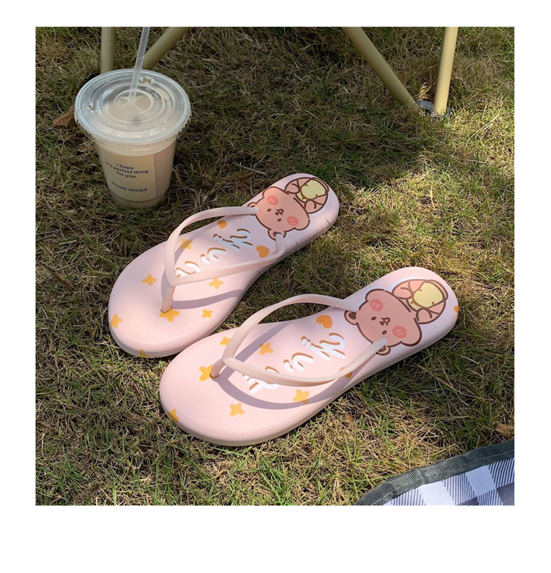 Outdoor Filp Flops Women PVC Rubber Summer Beach Flip-flops Slippers Wholesale
