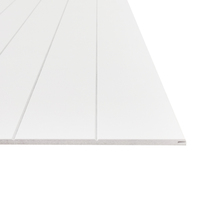 Papan MDF T&G V Groove Putih Primer 4x8 Tahan Air untuk Pelapis Dinding Interior