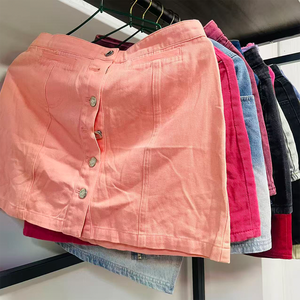 Minifalda de Mezclilla Plisada Estilo Y2K <span class=keywords><strong>Vintage</strong></span> al por Mayor para Mujer, Falda de Verano JackWen, <span class=keywords><strong>Ropa</strong></span> <span class=keywords><strong>Usada</strong></span> - Product Image 3