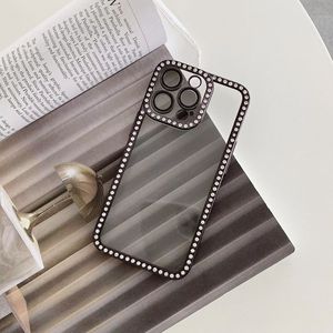 Coques de téléphone antichoc en TPU de luxe amusantes avec diamants plaqués pour 13 Pro Max <span class=keywords><strong>14plus</strong></span> - Product Image 4
