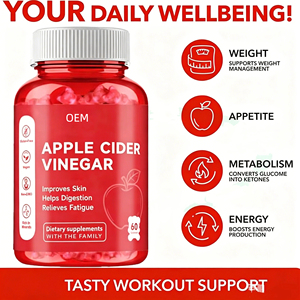 Gomitas de Vinagre de Sidra de Manzana Orgánicas Keto ACV con Vitaminas, Halal, para Adelgazar y Aplanar el Abdomen, Marca Privada OEM - Product Image 3