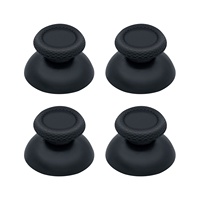 Capuchons de joystick analogiques 3D pour manette PS5, capuchons de remplacement noirs, 2 pièces