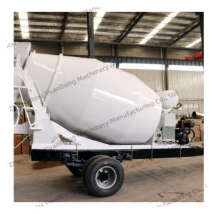 Mesin Diesel yang digunakan <span class=keywords><strong>Mixer</strong></span> beton Trailer 2.0Ton mengaduk Drum semen <span class=keywords><strong>Mixer</strong></span> tangki kontainer Trailer - Product Image 4
