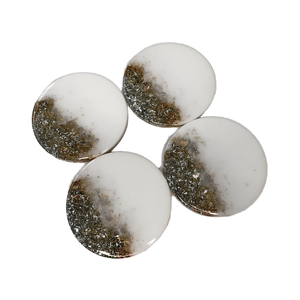 แผ่นรองแก้วทำจากเรซินนางฟ้าทนทานพิมพ์สีตามสั่งแผ่นรองถ้วยเครื่องดื่มสำหรับจานและอุปกรณ์เสริมเคลือบชา - Product Image 4