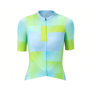 Maillot de cyclisme professionnel personnalisé avec logo imprimé, respirant et anti-humidité, coupe course estivale pour événements, sports de plein air et cyclisme sur route - Product Image 2