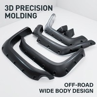 Élargisseurs d'ailes larges avec boulons compatibles avec FJ Cruiser 2007-2015, amélioration extérieure tout-terrain, Série YURAN