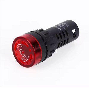 Chất Lượng Cao AD16-22SM 12V 24V 110V 220V 380V 22Mm Đèn Flash Tín Hiệu Ánh Sáng Màu Đỏ LED Hoạt Động Buzzer Tiếng bíp Chỉ Số Báo Động - Product Image 1