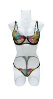Lingerie Sexy pour Femmes Hot Lace Bralette Jarretière Ensemble Lingerie Transparent Avec String Fashion Sexy Lace Lingerie