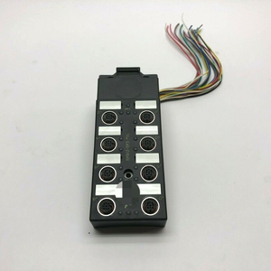 Распределительная коробка 8mb12-5p3-xbl, 8-портовая, с кабелем, для промышленной автоматизации, новая, оригинальная, в наличии, специализированная для ПЛК <span class=keywords><strong>Pro</strong></span> - Product Image 1