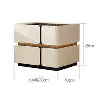 Table de chevet intelligente moderne pour chambre à coucher, avec tiroir flottant dissimulé, chargement sans fil personnalisable, capteur LED, multifonctionnelle, lot de 2 pour la salle de sport