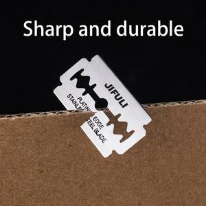 Lot de 50 Lames de Rasoir Classiques à Double Tranchant pour Homme Lame à Tranchant Platine Lame Allemande Logo Privé Disponible GF-4032 - Product Image 5