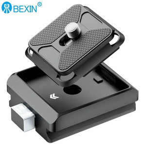 แผ่นยึดแบบปลดเร็ว BEXIN ทำจากอลูมิเนียมอัลลอยด์ สำหรับขาตั้งกล้อง ฐานแปลงแบบรวดเร็วและมั่นคงสำหรับกล้อง - Product Image 1