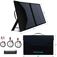 Panneau solaire pliable et Portable, portatif, 18 v, 60 w, avec chargeur étanche, pour l'alimentation de batterie de voiture
