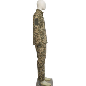 Venta al por mayor ACU uniforme de combate táctico en el océano camuflaje Digital Durable Oxford Ripstop chaqueta pantalones para uso al aire libre 65/35 TC - Product Image 4