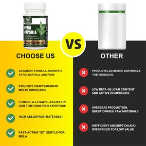 Kapsul detoks Neem alami bebas Gluten suplemen dukungan hati untuk perawatan kesehatan holistik - Product Image 6