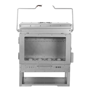 Réchaud d'extérieur multifonctionnel pour le camping, la randonnée, la grillade et les pique-niques avec fenêtre latérale de visualisation - Product Image 1