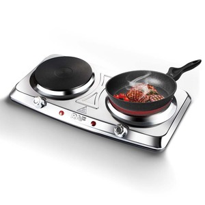 AKANE電気ストーブEstufaEl é ctrica 2000wデュアルプレートパワーステンレス鋼ハウジング均一熱洗浄しやすい表面 - Product Image 2