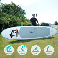 Planche de SUP gonflable extra large 335 cm, capacité de charge 190 kg, livraison gratuite UE, Dropshipping, pour le yoga, rouge, certifiée CE