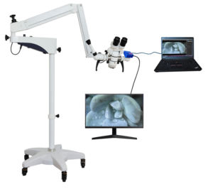 フロアスタンド医療手術顕微鏡ENT歯科および眼科臨床用 - Product Image 1