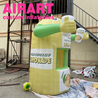 Stand gonflable de citron, 10 l, support Portable, boutique de jus de citron