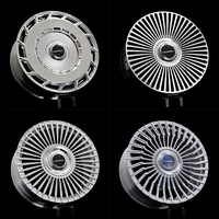 Jante de voiture en alliage d'aluminium forgée sur mesure 120 mm, état neuf, remplacement avec ajustement universel, garantie 5 ans, ET40/ET35