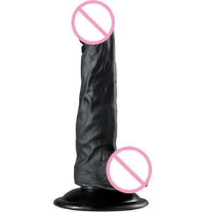 Dildo Realistico da 7,7 Pollici con Ventosa Potente, Marrone, Pene Artificiale per Gioco <span class=keywords><strong>a</strong></span> Mani Libere, Giocattoli Sessuali per Donne, Dildo Flessibile in PVC - Product Image 6
