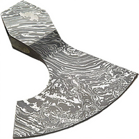 Hache à double lame en acier Damas de qualité industrielle, fabriquée sur mesure par Jahangir Enterprise, avec manche en bois, motif Viking, pour l'extérieur, modèle 4