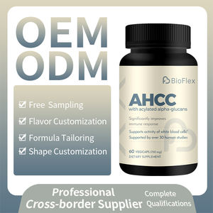 Kualitas baik Vegan Herbal Jamur Mycelium campuran Premium 750mg AHCC kapsul suplemen kualitas hidup untuk dukungan imun - Product Image 4