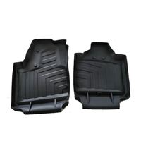 Karpet Lantai Yongjin ATV untuk Can-Am Maverick X3 2017-2018 Baris Depan, Karpet TPE Anti Air, Pelindung Lumpur, Warna Hitam