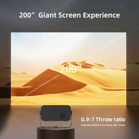 Mini Proyector LCD Inteligente Portátil de Alcance Ultracorto 0.9:1 con Android 11, Cine en Casa, Inalámbrico, Wifi Dual