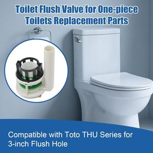 Pièce de rechange pour valve de chasse d'eau de toilettes de 3 pouces, compatible avec les toilettes monobloc de la série TOTO THU Tower - Product Image 2