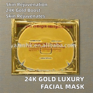 <span class=keywords><strong>Mascarilla</strong></span> <span class=keywords><strong>facial</strong></span> dorada de lujo con lámina de oro de 24 quilates para tratamiento <span class=keywords><strong>antiarrugas</strong></span> y rejuvenecimiento de la piel <span class=keywords><strong>Mascarilla</strong></span> de lámina de colágeno de biocelulosa - Product Image 6