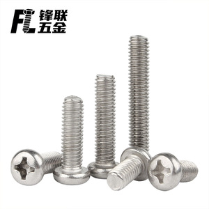 Tornillos de Cabeza Redonda de Acero Inoxidable 304 Fenglian M2 M3 M4 M5 M6, Tornillos de Cabeza Plana Phillips, Protección Contra la Corrosión Grado A - Product Image 2