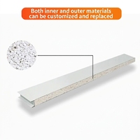 Panneau d'isolation en silicone usiné de 50 mm pour salle blanche et atelier sans poussière, idéal pour l'industrie alimentaire et l'électronique