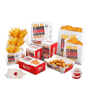 Caja de Papel para Hamburguesas Personalizada, Caja de Hamburguesas Tamaño McDonald's - Product Image 3