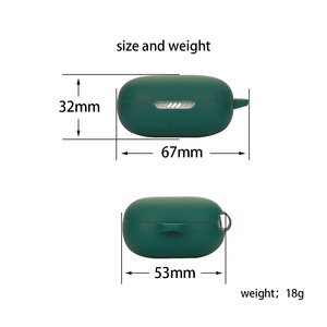 Étui de protection pour écouteurs JB L LIVE <span class=keywords><strong>FLEX</strong></span>, étui de protection intégré en caoutchouc silicone, avec porte-clés - Product Image 5