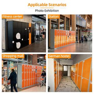 18-Türiger Intelligenter Aufbewahrungsschrank Multifunktionale Smarte Schließfächer mit Automatischer Erkennung und Automatischer Verriegelung/Entriegelung - Product Image 6