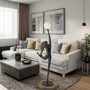 Trừu tượng khiêu vũ Lady Lamp-tối giản dẫn điêu khắc cho phòng khách hiện đại & phòng ngủ - Product Image 3