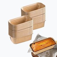 Plateaux à pain rectangulaires en papier kraft, pour les fournitures de fête de mariage, d'anniversaire, de baby shower