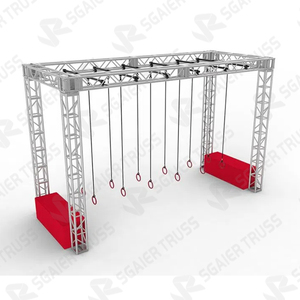 Ninja Warrior Training Steel Truss System Carrera de obstáculos en tierra para atletas adolescentes y adultos - Product Image 4