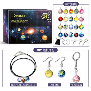 Dowmoo Hành Tinh đồ trang sức Kit Hành Tinh tự làm đồ trang sức Kit <span class=keywords><strong>24</strong></span>-Day Mặt dây chuyền quà tặng ngẫu nhiên mù hộp Set - Product Image 2