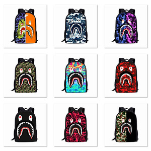 <span class=keywords><strong>Sac</strong></span> à dos FZSCB16-4 à motif de requin, imprimé requin <span class=keywords><strong>personnalisé</strong></span>, léger, en nylon et polyester, imperméable, <span class=keywords><strong>sac</strong></span> d'école - Product Image 1