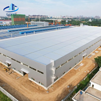 Bâtiment en acier préfabriqué pour entrepôt, atelier, applications commerciales et industrielles, usine OEM personnalisée