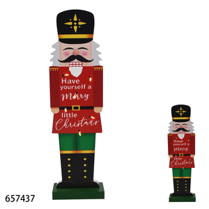 Giáng sinh hiện đại <span class=keywords><strong>nutcracker</strong></span> trang trí miễn phí-đứng bằng gỗ người lính trang trí nhà máy bán buôn - Product Image 1