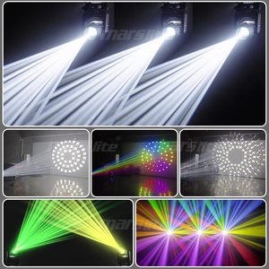 Mini Testa Mobile Beam 14R 295W con Effetto Anello per DJ Discoteca e Palco, Mini Testa Mobile Beam 295W per Concerti, Lyre Beam 295 a 3 Prismi - Product Image 3