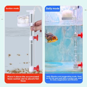 에어리프트 수족관 물고기 배설물 수집기, 바닥 사이펀 필터 순환 시스템 - Product Image 3