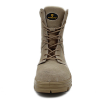 Botas Tácticas de Desierto con Puntera de Acero, Impermeables, de Metal Suave, para Hombre y Mujer, Botas de Servicio / Zapatos de Seguridad