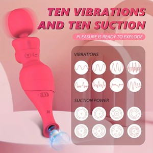 STELLAR PATH Drop Shipping Nipple Clitoral Sucking Massager Rose Tongue Shaped Silicone ABS <b>Vibrator</b> for Women Adult Sex Toy - Product Image 3