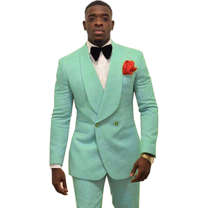 <span class=keywords><strong>2023</strong></span> hommes marié Tuxedos châle revers hommes costumes 2 pièces costumes de <span class=keywords><strong>mariage</strong></span> meilleur <span class=keywords><strong>homme</strong></span> sur mesure (veste + pantalon + noeud papillon) - Product Image 6